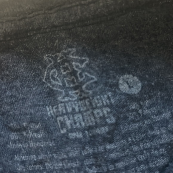 Heavyweight Champs Beer Shirt Blue Washed Look Size Large - Picture 3 of 4